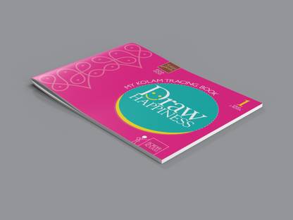Kolam Podu: My Kolam Tracing Book 1 : Border Kolam : Trace Lines, Learn Designs, Express Yourself & Draw Happiness : Learn to draw Kolams and Muggulus : A fun activity book for kids and adults.