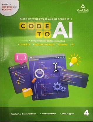 Avartan Code To AI Class 4 Based on window 10 and MS Office 2019