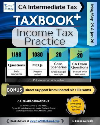 TAXBOOK+ (INCOME TAX - PRACTICE) / AY 2025-26 / CA Inter May/Sept 2025 & Jan 2026