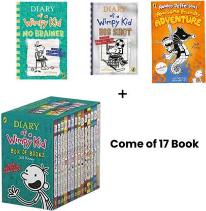 Wimpy kid set of 17 books