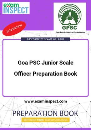 Goa PSC Junior Scale Officer Preparation Book