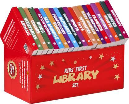My First Complete Learning Library Boxset of 20 Board Books for 1+ Year Old Kids