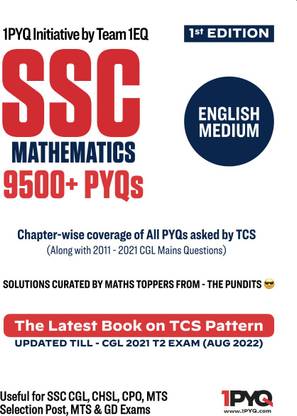 SSC Mathematics 9500+ PYQs | TCS Pattern | Chapterwise MCQ | English Medium |