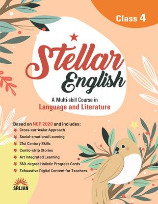 Srijan Stellar English For Class - 4 A Multi-Skill Course In Language And Literature