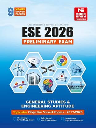 ESE 2026: General Studies and Engineering Aptitude Topicwise Objective Solved Papers
