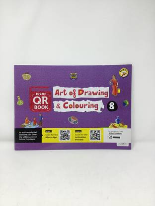 ART OF DRAWING & COLOURING 
CLASS 8  - DRAWING BOOK
