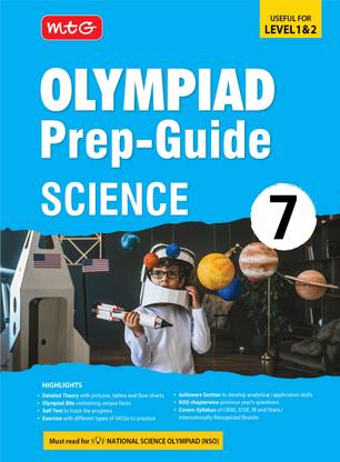 MTG Olympiad Prep-Guide Class 7 Science (NSO) - Detailed Theory, Self Test with NSO Chapterwise Previous Year Question Paper For SOF 2024-25 Exam