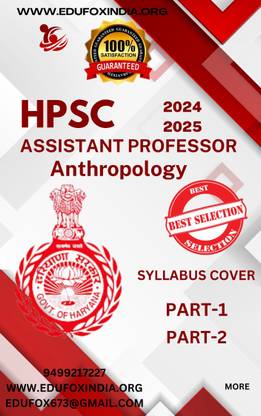 HPSC ASSISTANT PROFESSOR ANTHROPOLOGY BOOK 2024-2025  - HPSC ASSISTANT PROFESSOR ANTHROPOLOGY BOOK 2024-2025