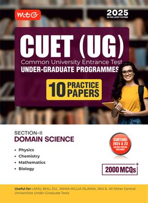 Cuet Ug 10 Practice Papers Domain Science (Edition2025)