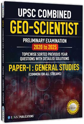 UPSC GEO-Scientist Paper 1  - 2025 | (2020 to 2024) with Detailed Solutions (Unit Wise Sorted) | Paper 1-General Studies | Bestselling PYQ Book for UPSC GEO-Scientist Geochemist Combined Exam | Two Brothers Publications