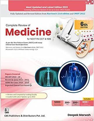 Complete Review of Medicine for NEXT/INI-CET & NBE , 6ed