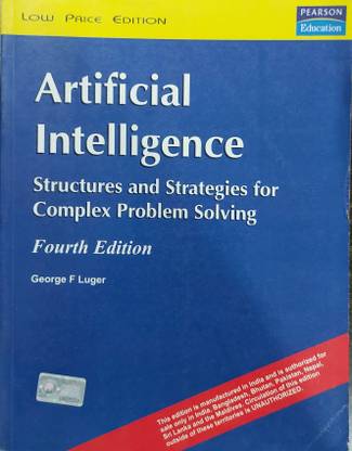 Artificial Intelligence 4th edition by George F Luger