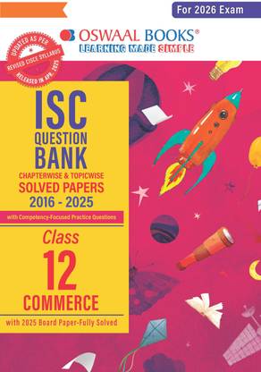 ISC Question Bank Chapter&Topicwise Solved Papers Class 12 Commerce For 2026 Exam