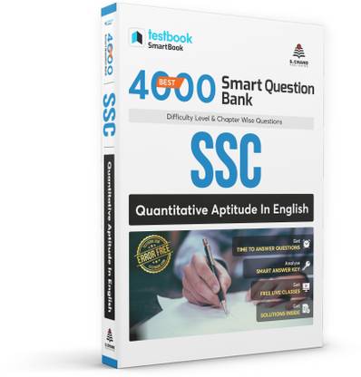 Testbook SmartBook 4000 MCQ Questions for SSC- Quantitative Aptitude