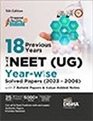 18 Previous Years NTA NEET (UG) Year-wise Solved Papers (2023 - 2006) with 7 Reheld Papers & Value Added Notes 5th Edition | PYQs Question Bank