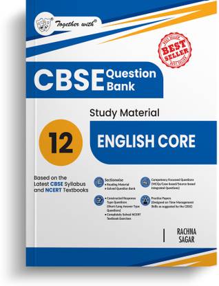 Together with CBSE Question Bank Class 12 English Core Exam 2026 Study Material