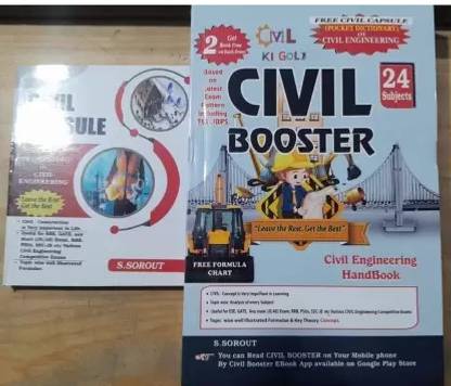 Civil Booster Handbook Of Civil Engineering + Rocket Chart + Civil Capsule 2024