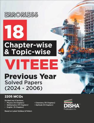 Errorless 18 Chapter-wise & Topic-wise VITEEE Previous Year Solved Papers (2024 - 2006)
