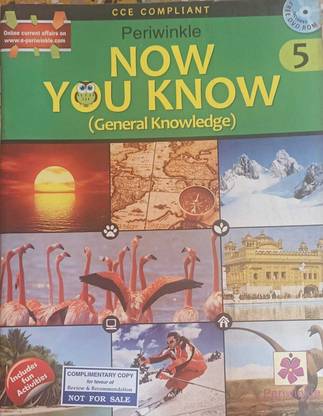 NOW YOU KNOW GENERAL KNOWLEDGE CLASS 5