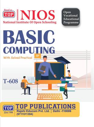 TOP-608 BASIC COMPUTING Vocational Course Guide Book English Medium