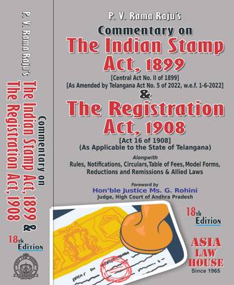 Commentary on The Indian Stamp Act, 1899 (Telangana)