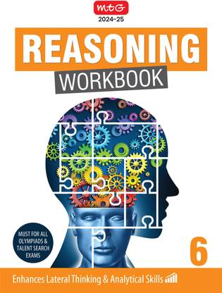 MTG Olympiad Reasoning Workbook Class 6 - Enhances Lateral Thinking & Analytical Skills, Reasoning Workbook For SOF Olympiad & Talent Search Exam