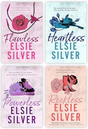 Books Collection Set (Flawless, Heartless, Powerless, Reckless) Paperback ( Elsie Silver )