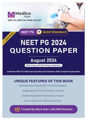 NEET PG Question Paper AUGUST 2024
