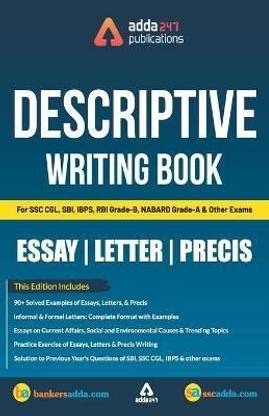 Descriptive Writing Book for Ssc and Bank Exams (English Printed Edition)