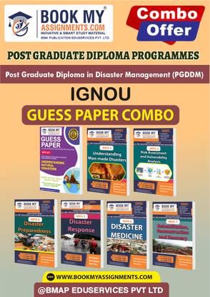 IGNOU MPA1 MPA2 MPA3 MPA4 MPA5 MPA6 MPA7 Study Guide (Guess Paper) for Ignou Student Post Graduate Diploma in Disaster Management (PGDDM)