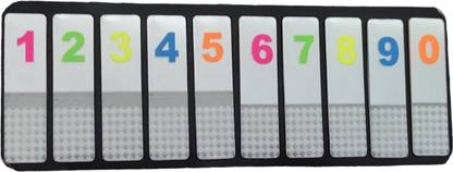 MOREL NUMBERS Neon Page Durable Sticky Note AND BOOKMARK Tabs Colored Index Tabs STICKYNOTE BOOKMARK Bookmark