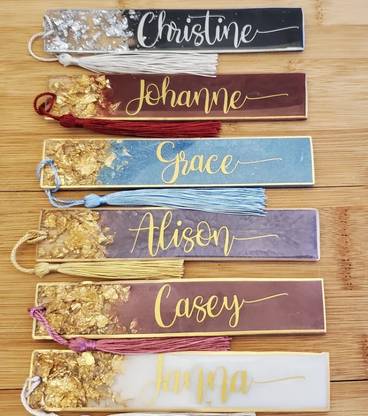 Brightfashion Custom name Resin bookmark bookmark personalized resin Bookmark