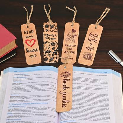 GIFT KYA DE Bookmarks Set of 5 Creative Bookmarks for Book Hard Paperback Handmade Tassel dori Book Accessories Bookmark
