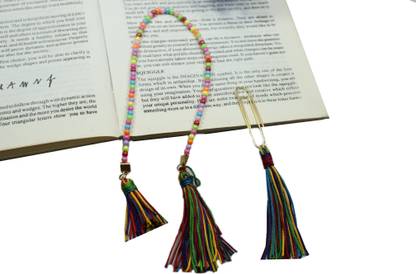 kamule shinny multi beaded bookmark Charm Bookmark