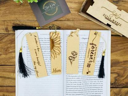 style works Bookmarks Wooden Bookmark