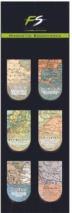 Flexible Solution World Map Magnetic Bookmark