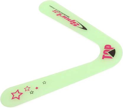 KTRS World V Shape Flying Disc Throwing Sport Night Glowing Boomerang Returning Right Handed Non-returning Boomerang