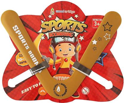 Helium 2 wings golden booma Right Handed, Left Handed Returning Boomerang