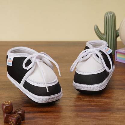 Neska Moda 3 To 12 Months Baby Boys & Baby Girls Cute Soft Cotton Pre-Walker Lace Booties