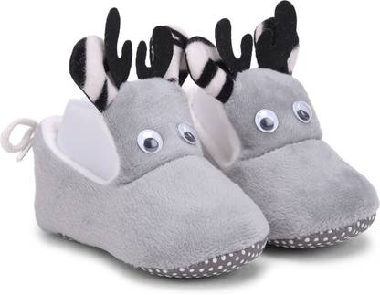 BOOT BOX Baby Boys & Girls 3 TO 12 Months Comfortable Soft Cotton Party Wear Booties Booties