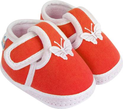 Neska Moda 3 To 12 Months Baby Boys & Baby Girls Cute Soft Cotton Pre-Walker Butterfly Booties