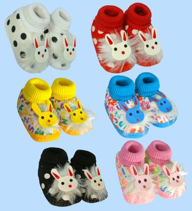 TWOLOVER First Step Baby Shoes for 3-9 Months | Soft Sole Newborn Footwear Booties