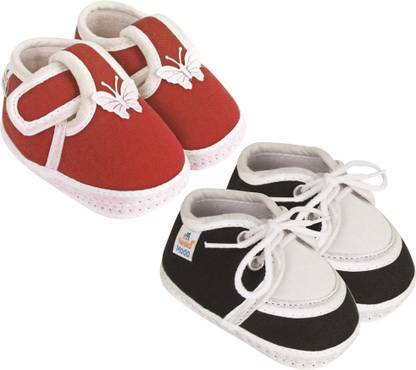 नेस्का मोडा 0 To 6 Month Newborn Baby Boy & Baby Girls 2 Pair Soft Cotton Skin-Friendly Baby बूटीज़