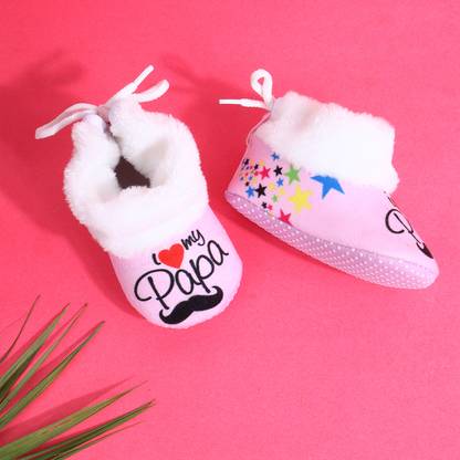 DASHNY Baby Boys & Girls 0 TO 12 Months Skin Friendly Soft Cotton Booties Booties