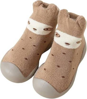 WEIRVI Infant Toddler Soft Children's Multicolor Cute Walking Shoes Booties