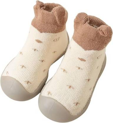 WEIRVI Infant Toddler Soft Children's Multicolor Cute Walking Shoes Booties