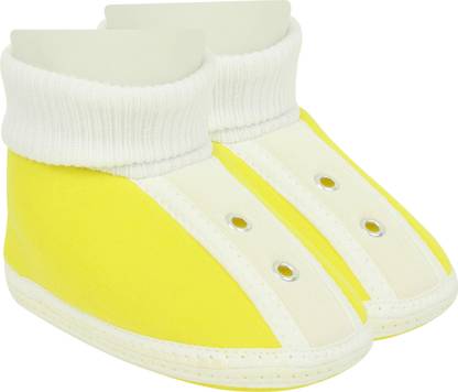 Neska Moda 3 To 12 Months Baby Boys & Baby Girls Cute Soft Cotton Pre-Walker Shoes Booties