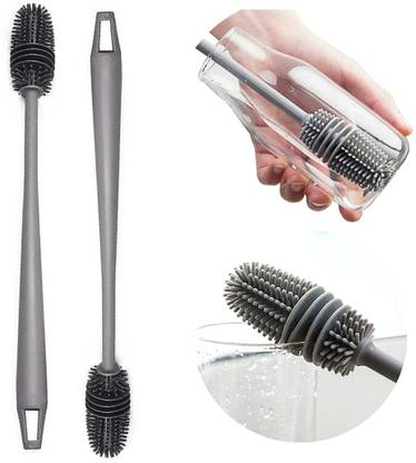 Top Select Silicon Brush for Water Bottles Flask Long Handle Bottle PACK OF 2