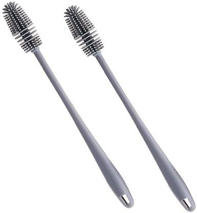 Uratech Long Handle Silicone Bottle Cleaner Brush for Washing Water Bottle, Mug.