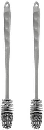 Vadhavan Bottle & Glass Cleaning Silicone Brush with Long Handle